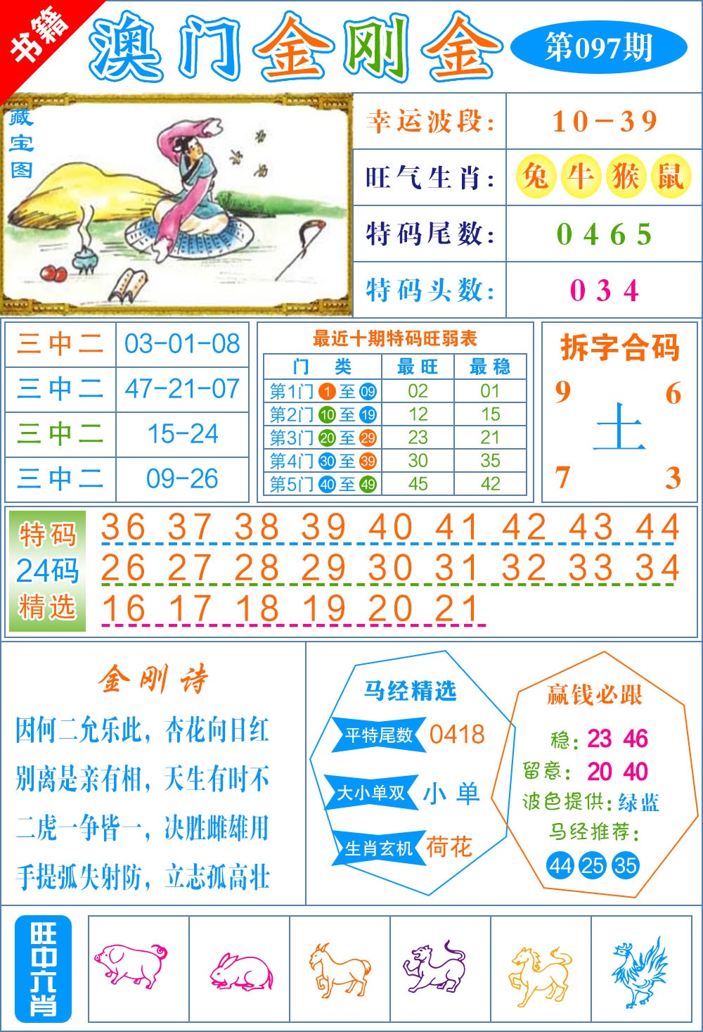097期澳门金刚金[图]