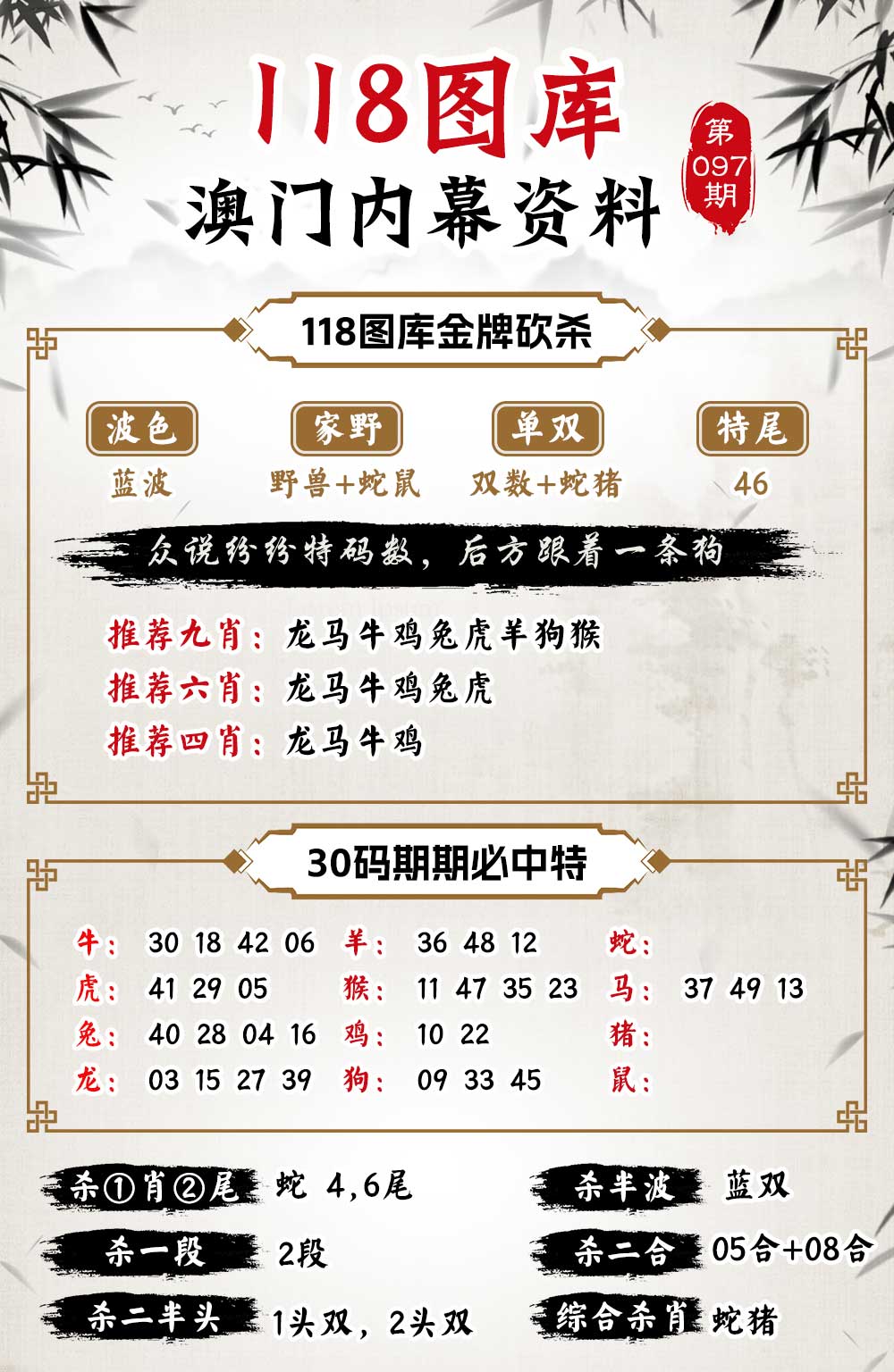 097期118内幕资料[图]